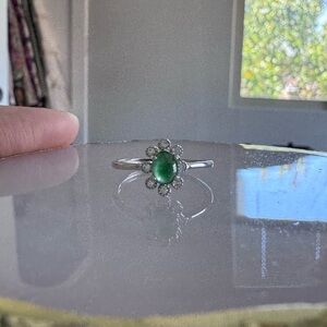 Jade Silver Ring